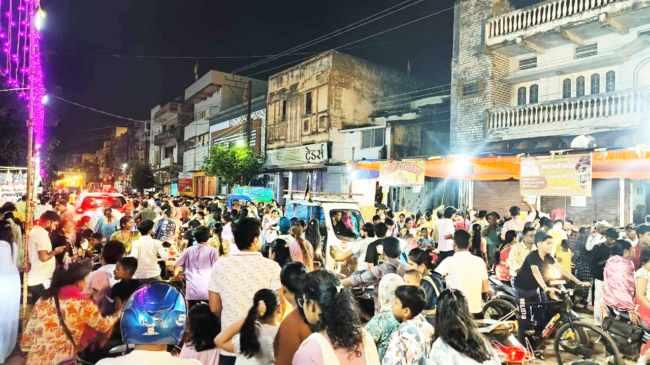 नांदगांव में गणेश पर्व का उत्साह पूरे शबाब पर