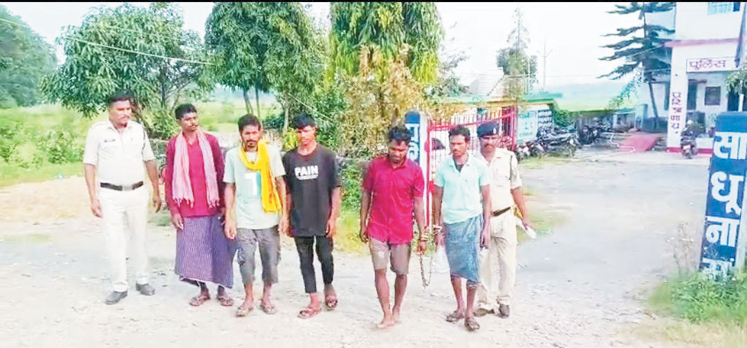 हत्या की कोशिश, 5 आरोपी गिरफ्तार