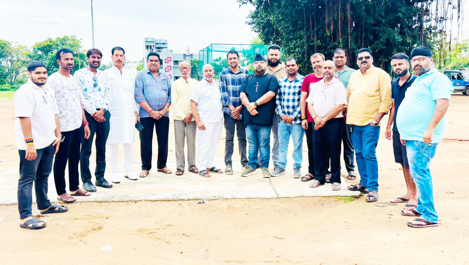 खेल मैदान में होगा रास गरबा, तैयारियां शुरु खेल मैदान में होगा रास गरबा, तैयारियां शुरु