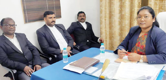 निगरानी व सलाह समिति की मासिक बैठक