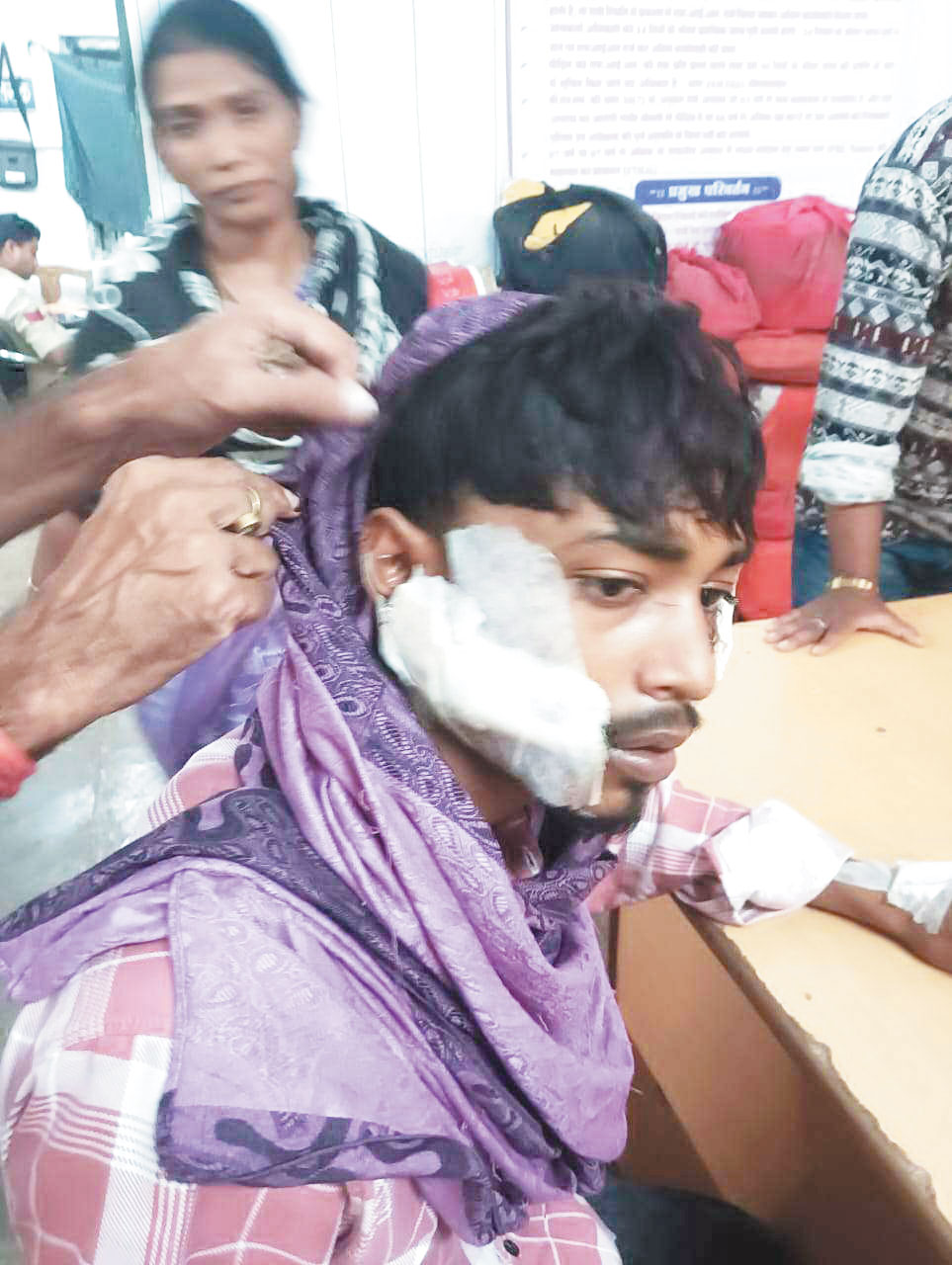 नांदगांव जेल में स्टील गिलास से बनाए हथियार से कैदी पर हमला, कैदी के चेहरे पर बना घाव