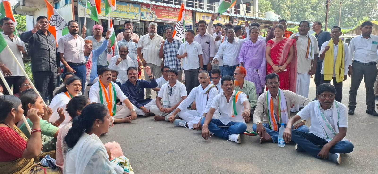 भोपालपटनम में रेत के अवैध उत्खनन पर कांग्रेस का बड़ा हमला