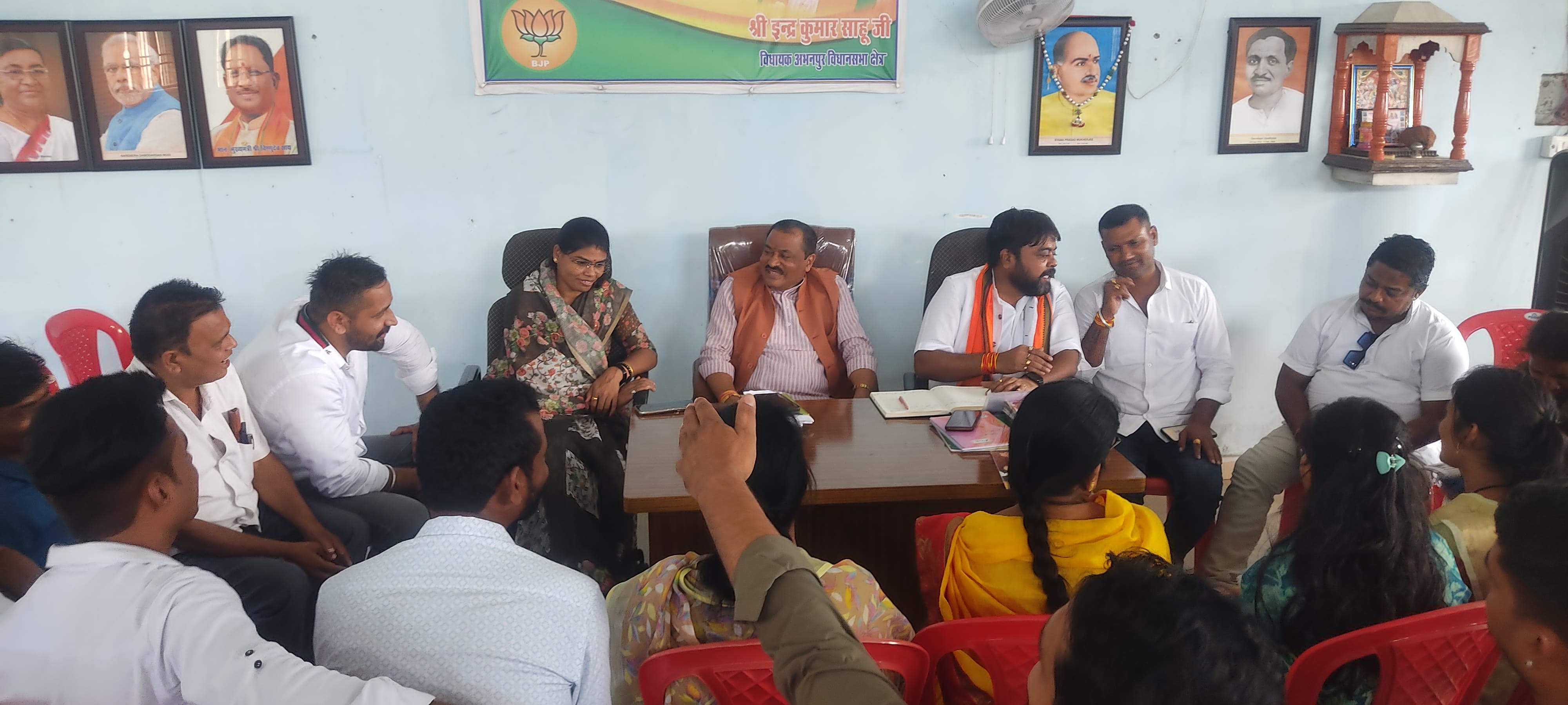 भाजपा के सेवा पखवाड़ा को लेकर बैठक