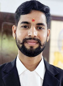 युवा प्रत्याशी ने की वोट की अपील