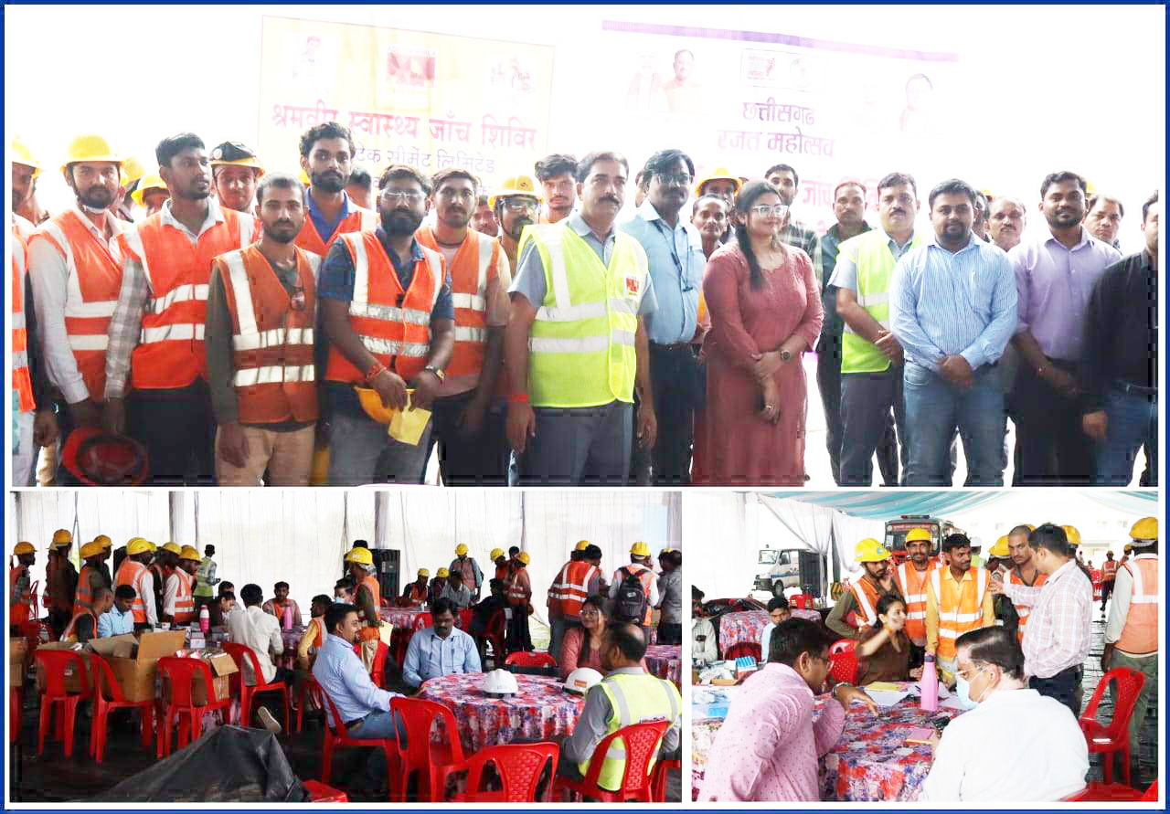 रजत जयंती पर नि:शुल्क स्वास्थ्य जांच   एवं श्रम पंजीयन शिविर, सैकड़ों लाभान्वित