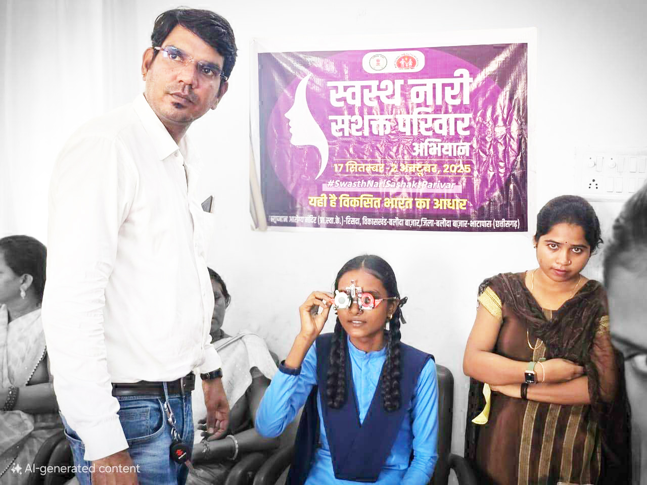 आयुष्मान आरोग्य मंदिर रिसदा  में स्वास्थ्य शिविर