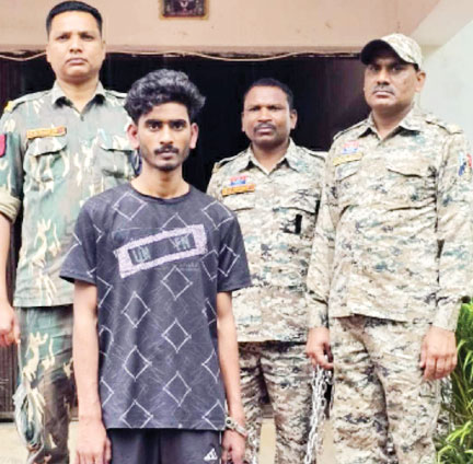 रेप की कोशिश, आरोपी यूपी से बंदी