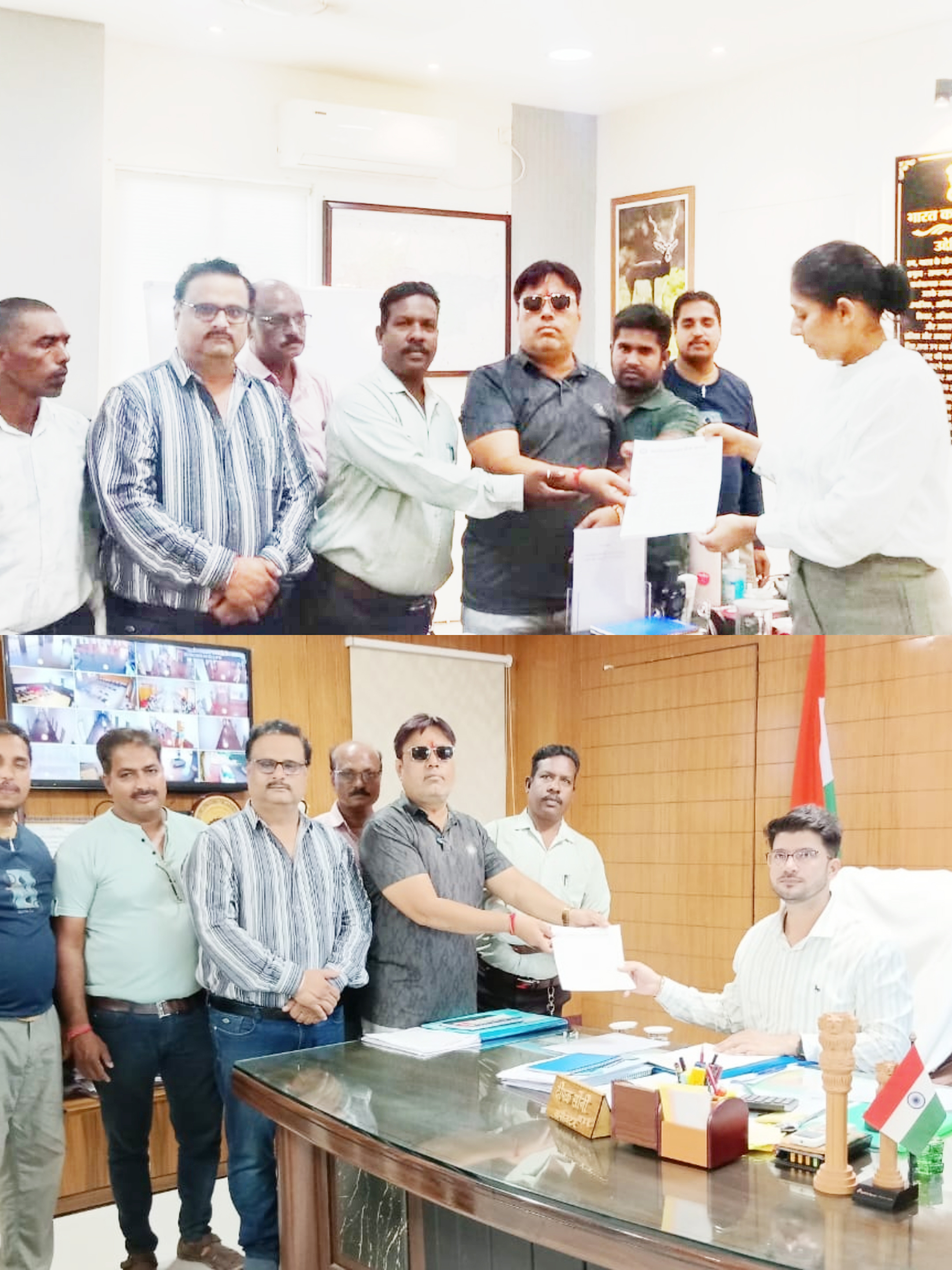 सूदखोरों के खिलाफ कार्रवाई की मांग को लेकर ज्ञापन