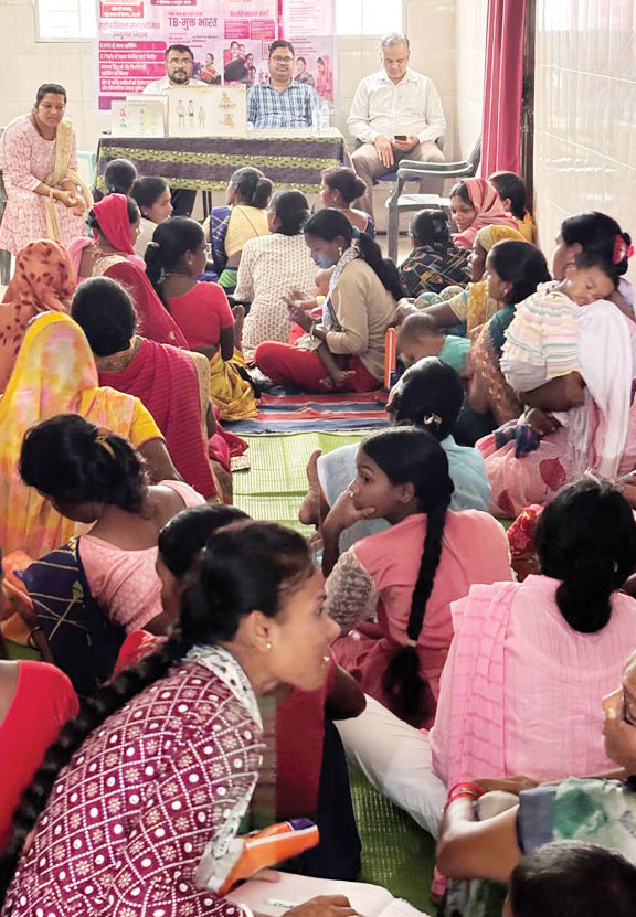 अन्नपूर्णा पोषण दिवस पर महिलाओं को जागरूकता संदेश