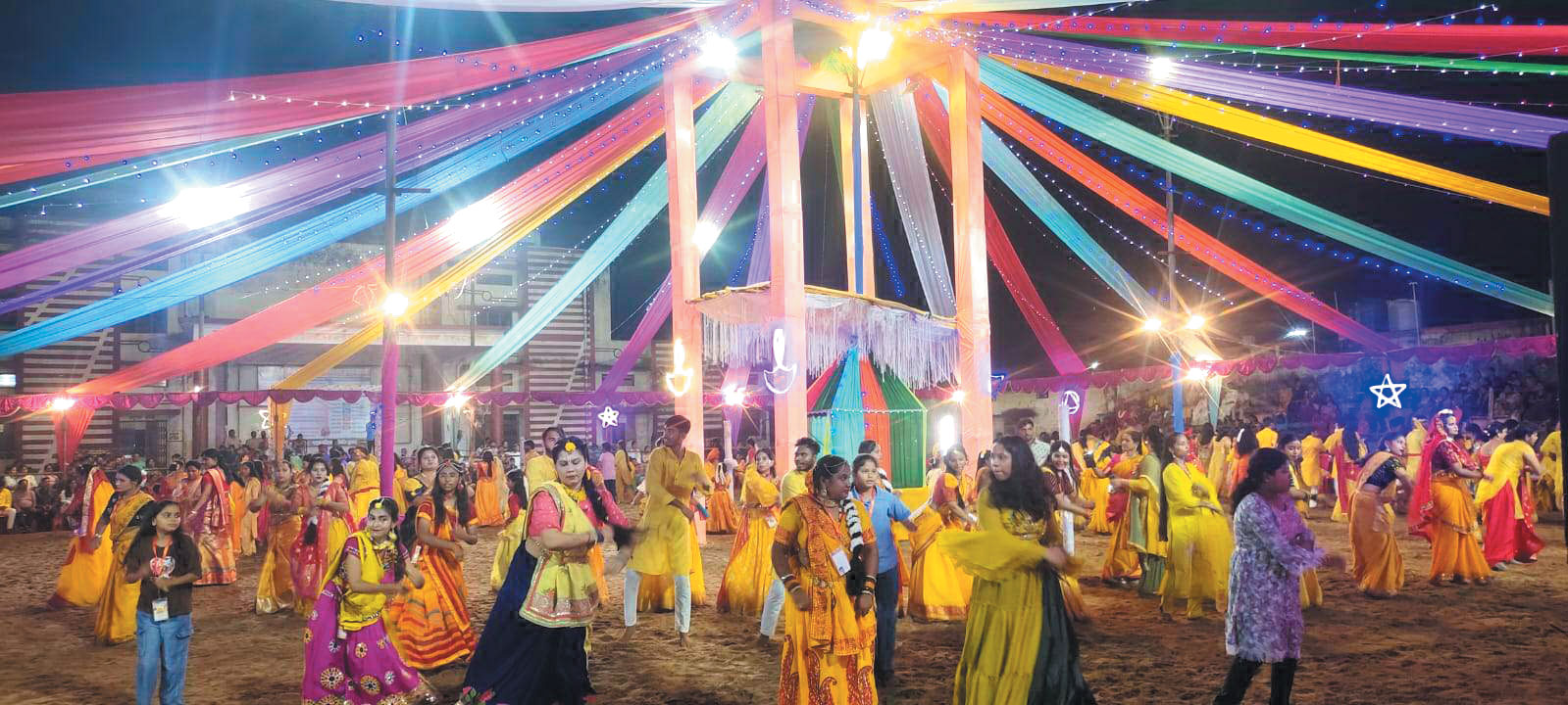 नवरात्रि पर रास गरबा, सांस्कृतिक कार्यक्रमों से बही भक्ति की बयार