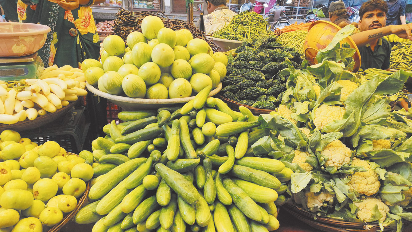 रोज हो रही बारिश से सब्जी की फसल बर्बाद