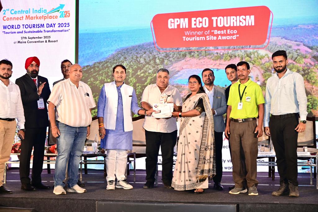 गौरेला-पेंड्रा-मरवाही को राज्य स्तरीय सर्वश्रेष्ठ इको-टूरिज्म साइट पुरस्कार