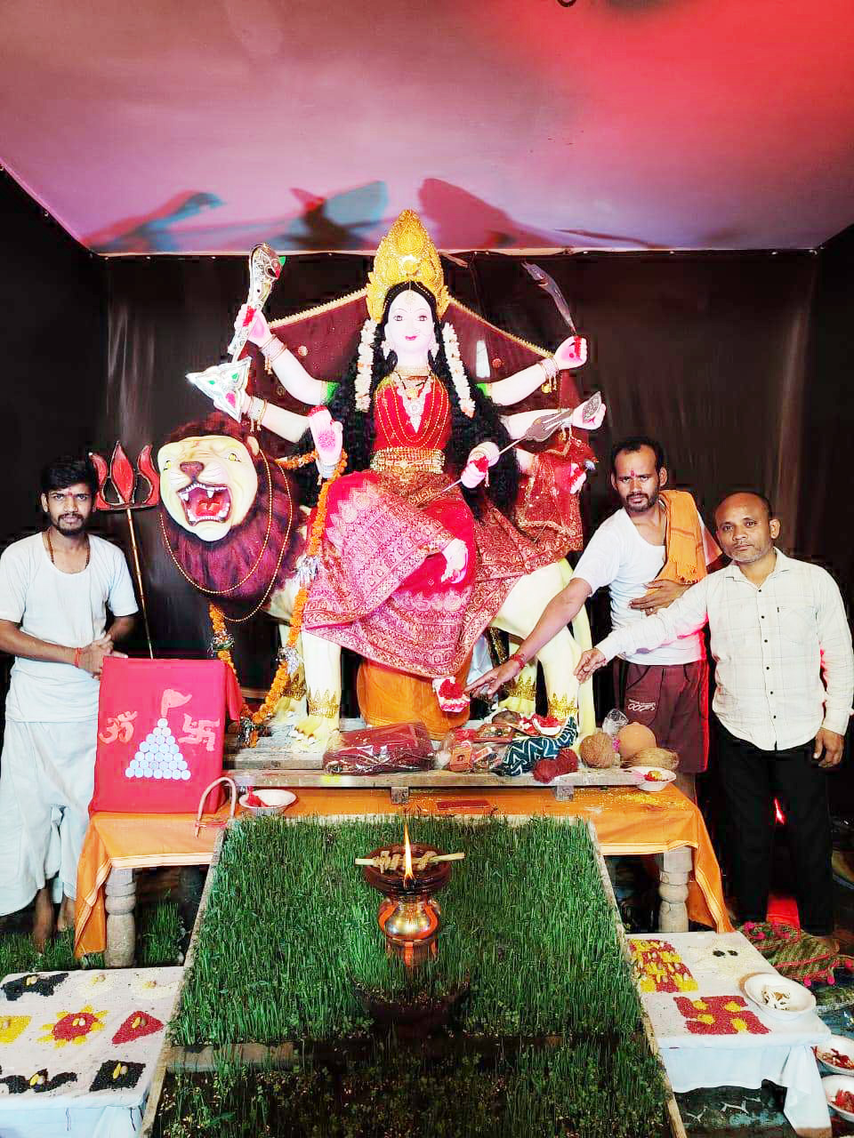 कुम्हारपारा में दुर्गा उत्सव की धूम