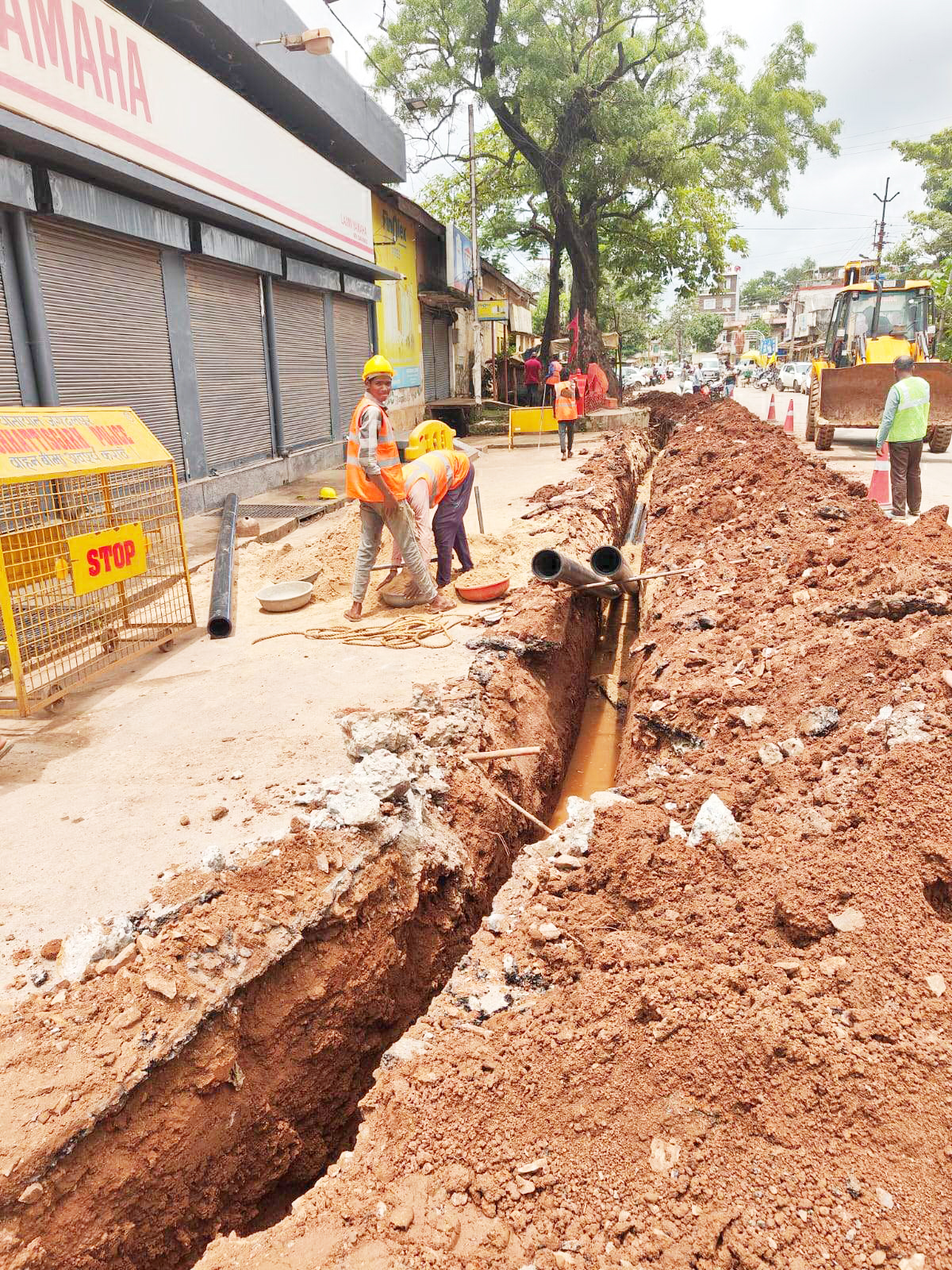 रथ परिक्रमा पथ पर अंडरग्राउंड वायरिंग का कार्य तेज, 5.19 करोड़ की लागत से हो रहा काम