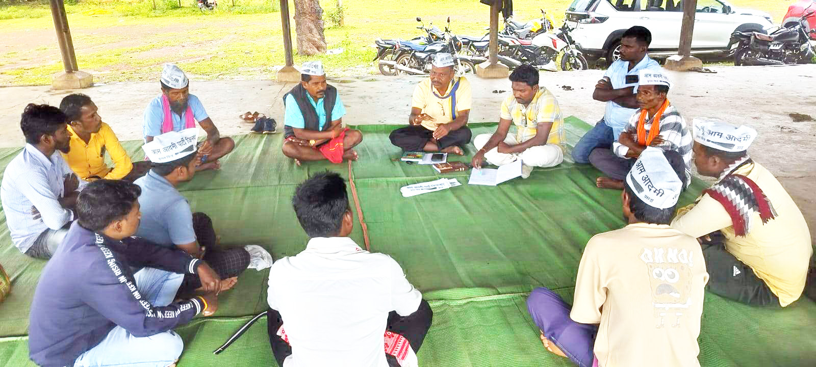 तोकापाल में आम आदमी पार्टी की बैठक, संगठन विस्तार और स्थानीय मुद्दों पर बनी रणनीति