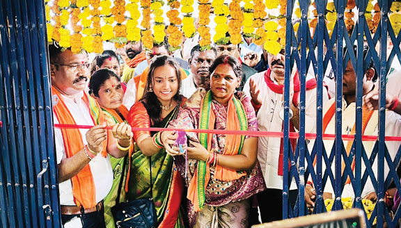 किस्टाराम में ग्रामीण बैंक शाखा का लोकार्पण, 10 हजार से अधिक ग्रामीण होंगे लाभान्वित