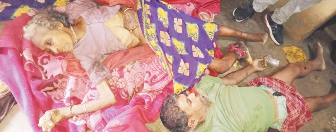  सास-दामाद की हत्या, मुआवजे की रकम के लिए हत्या की आशंका