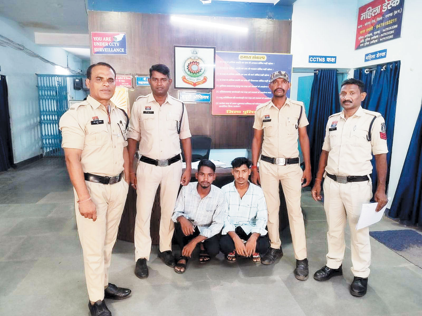 नाबालिग को भगाने वाला और सहयोगी गिरफ्तार