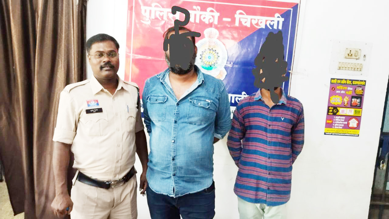 शांतिभंग करने वाले 2 बदमाशों पर कार्रवाई