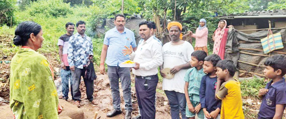 सामुदायिक भवन निर्माण का भूमिपूजन