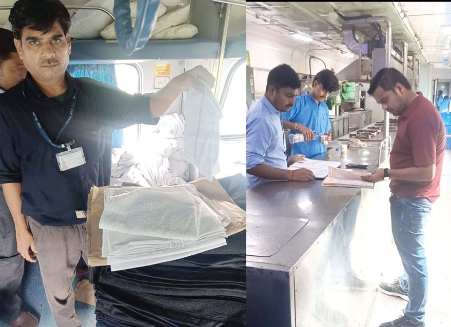 स्वच्छ रेलगाड़ी थीम पर  सभी स्टेशनों में चला स्वच्छता अभियान