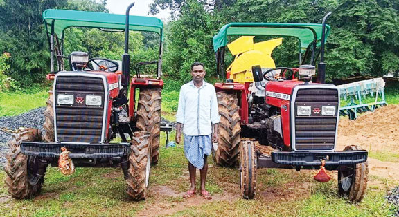 किसान वीरेन्द्र बघेल को फार्म मशीनरी बैंक से मिली नई राह