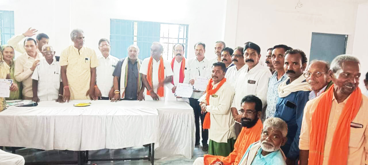 दोहन राम साहू जामगांव परिक्षेत्र साहू समाज के अध्यक्ष बने