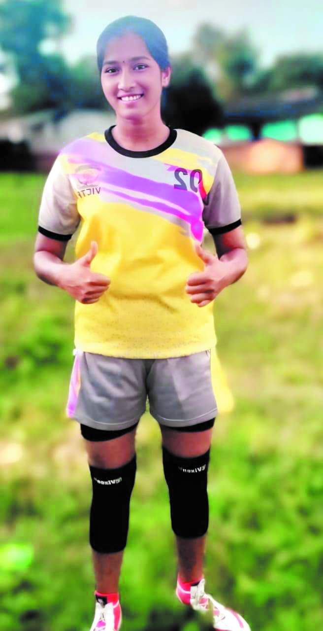 देवंतीन का पूर्वी जोन अंतर विवि कबड्डी स्पर्धा के लिए चयन