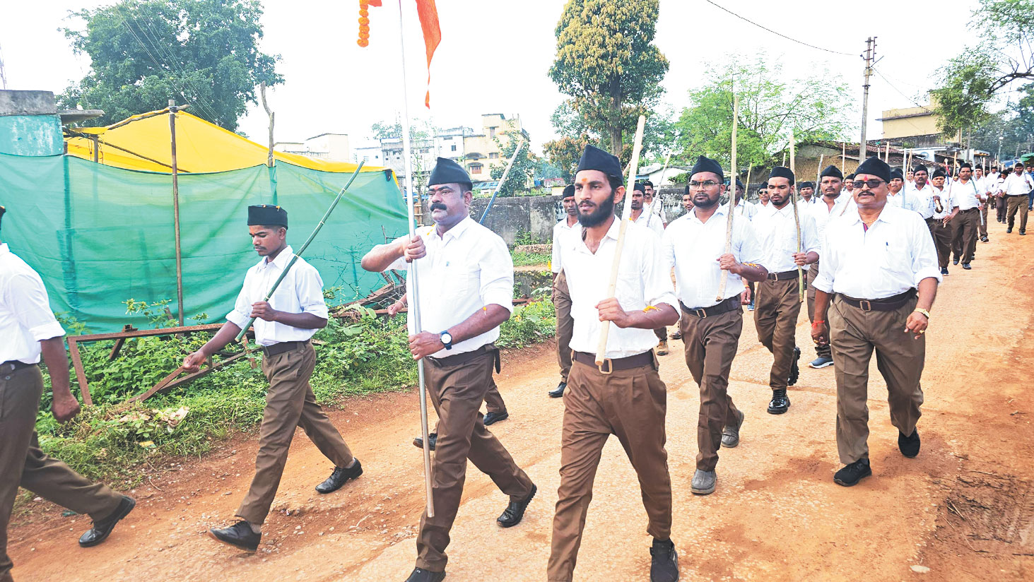  संघ शताब्दी वर्ष का पथ संचलन