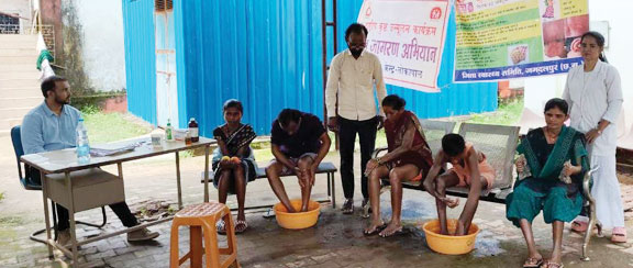 तोकापाल में कुष्ठ जागरूकता सप्ताह: 64 शंकास्पद मरीज मिले, 2 की पुष्टि पर उपचार शुरू