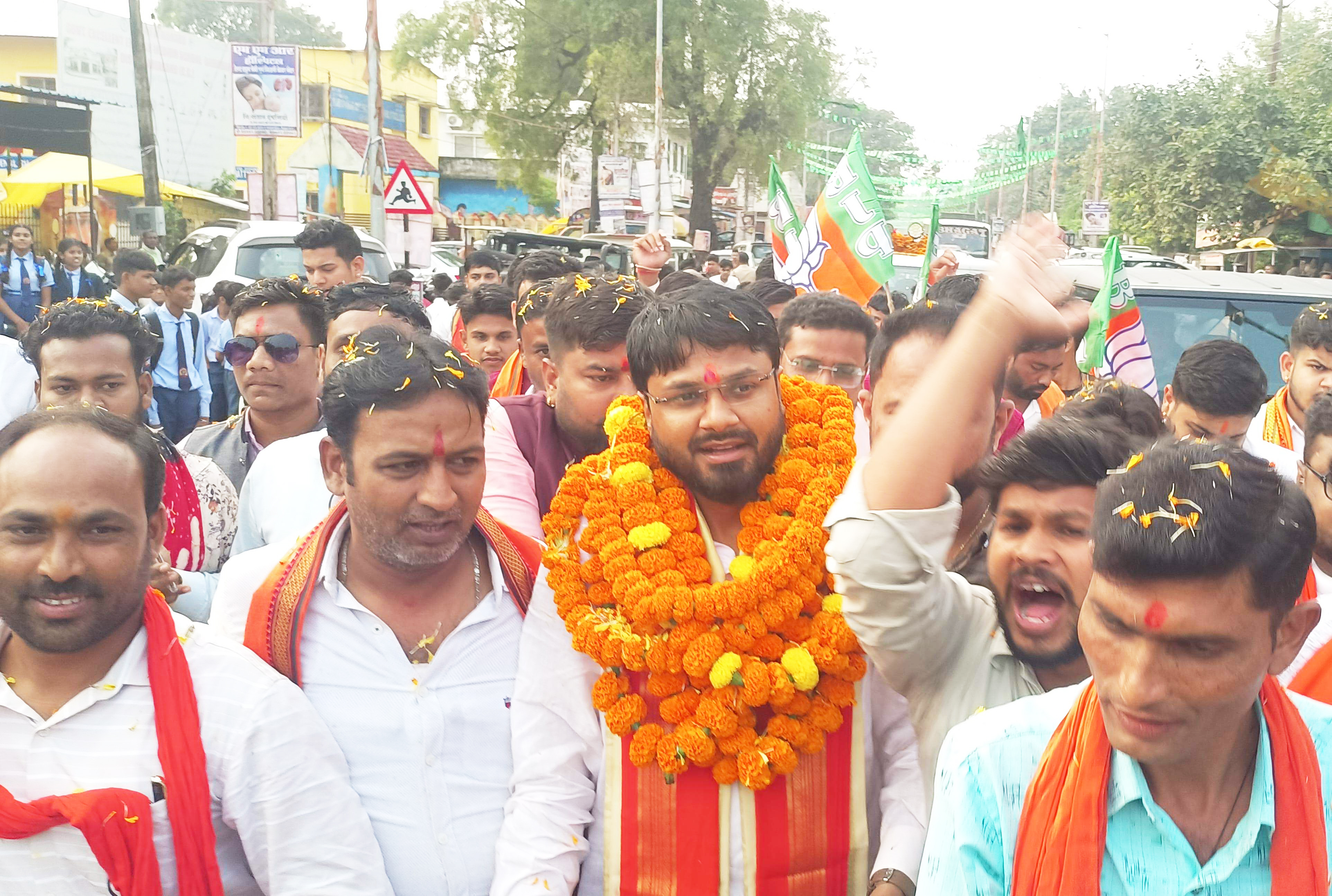 गरियाबंद पहुंचे भाजयुमो प्रदेश अध्यक्ष