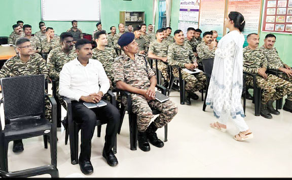 सीआरपीएफ 188वीं बटालियन में तनाव प्रबंधन कार्यशाला