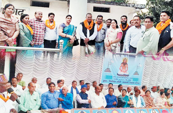 सतनामी विकास परिषद के नवनिर्वाचित पदाधिकारियों का शपथ ग्रहण समारोह