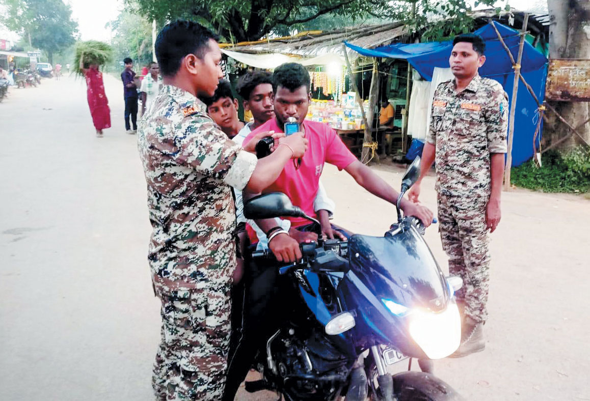 रायगढ़ में ड्रिंक एंड ड्राइव पर पुलिस सख्त