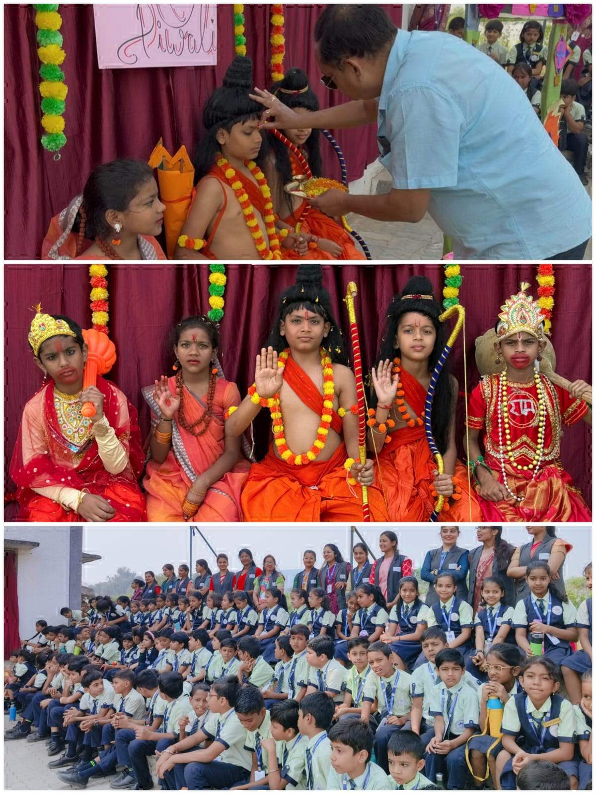 माउंट लिट्रा जी स्कूल में हर्षोल्लास के साथ मना दीपावली उत्सव