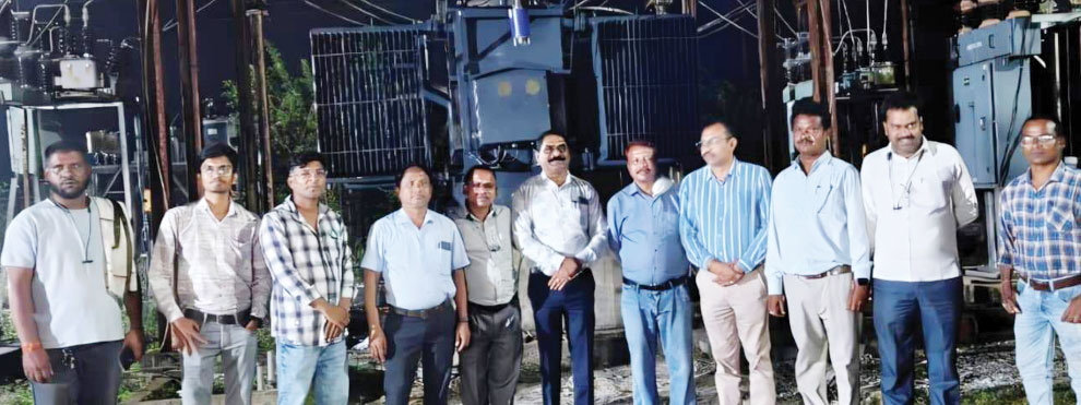 उपकेन्द्र बांसकोट में 5 एमवीए का पॉवर ट्रांसफार्मर की स्थापना