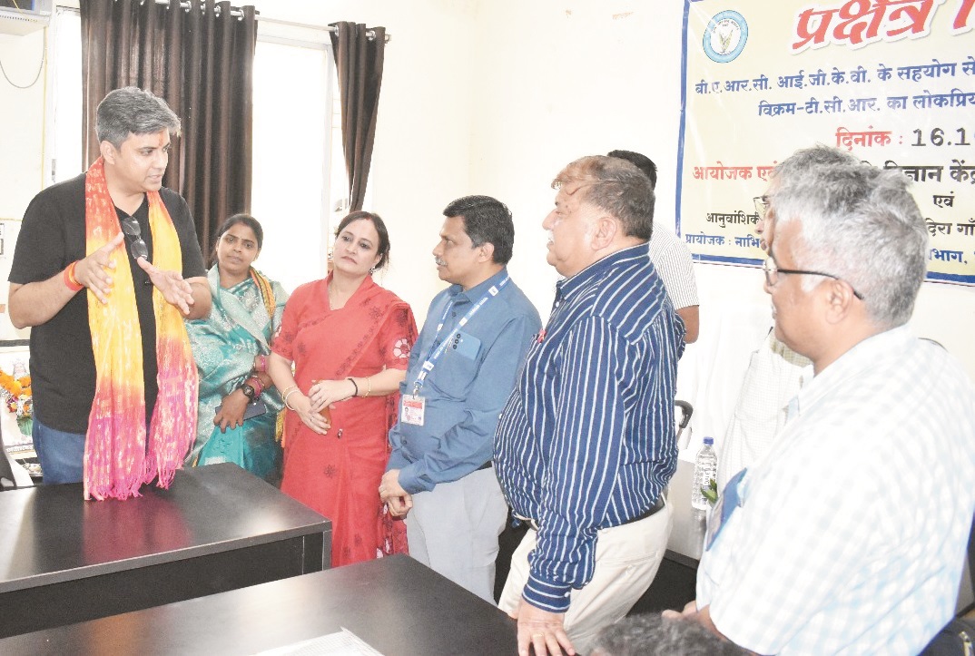 कृषि विज्ञान केन्द्र सुरगी में मनाया प्रक्षेत्र दिवस