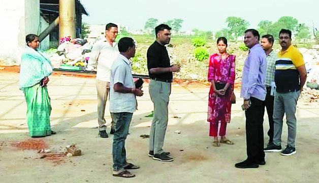 महापौर-कलेक्टर ने किया निरीक्षण