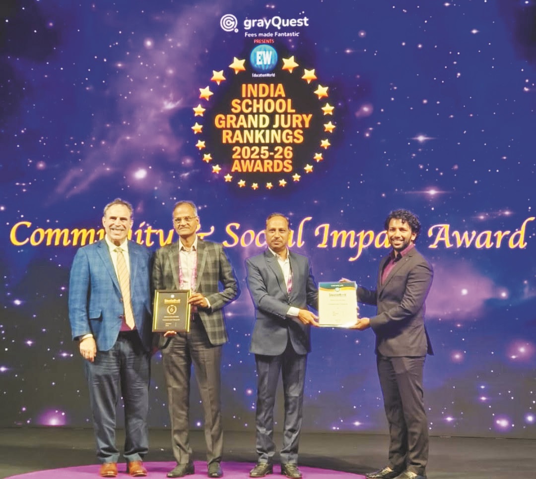 विचक्षण जैन विद्यापीठ कुम्हारी को एजुकेशन वल्र्ड ग्रांड ज्यूरी इंडिया स्कूल रैंकिंग अवार्ड में मिला विशेष सम्मान