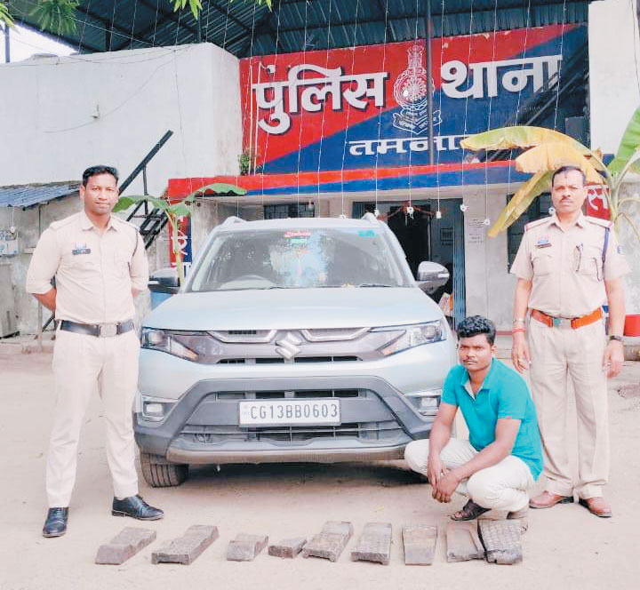 प्लांट से स्टील चोरी, आरोपी गिरफ्तार