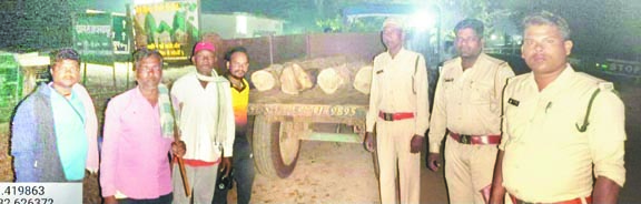 सागौन लकड़ी का अवैध परिवहन, आरोपी गिरफ्तार