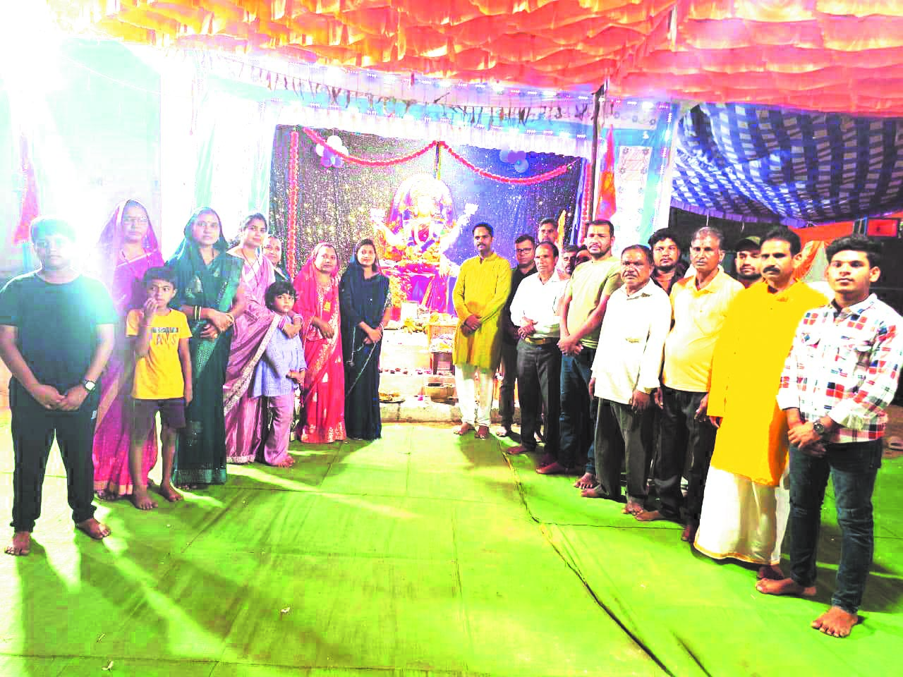 जिपं सदस्य ने गांवों में की लक्ष्मी पूजा