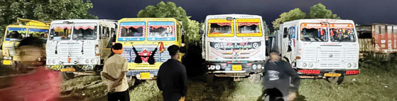 रेत की अवैध खुदाई, 6 वाहनों पर प्रकरण दर्ज