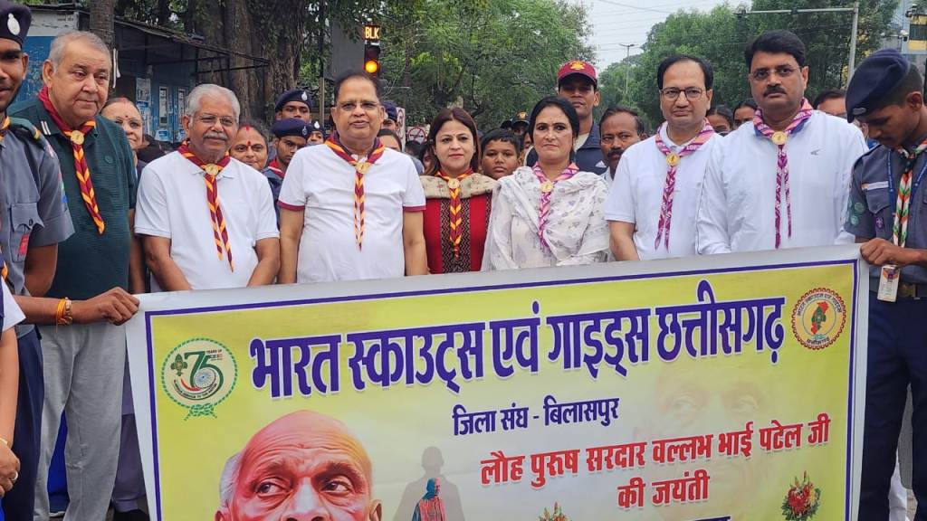 नेहरू चौक से रिवर व्यू तक लोगों ने दौड़ लगाकर दिया राष्ट्रीय एकता का संदेश