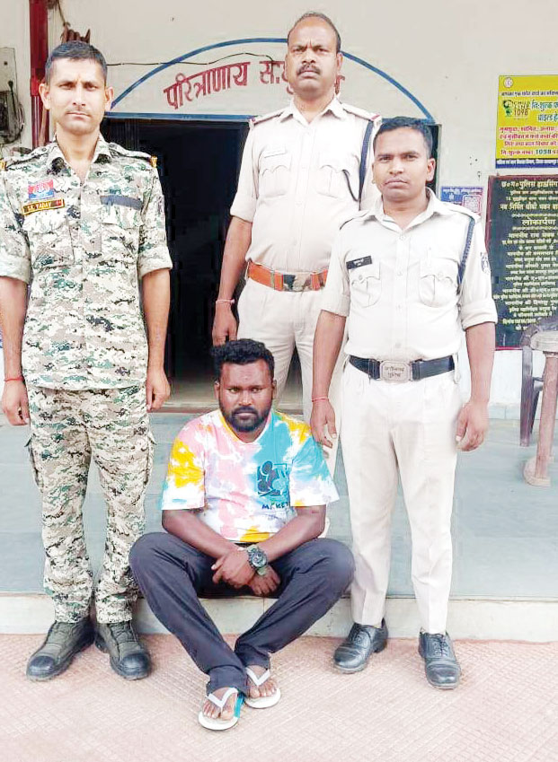 गांजा तस्करी का मुख्य आरोपी ओडिशा से गिरफ्तार