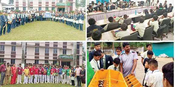 माउंट लिट्रा जी कृषि विज्ञान केंद्र में विद्यार्थियों का ज्ञानवर्धक दौरा