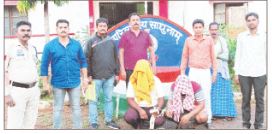 अभनपुर में महाराष्ट्र क्राइम ब्रांच की दबिश, ठगी के दो आरोपी गिरफ्तार