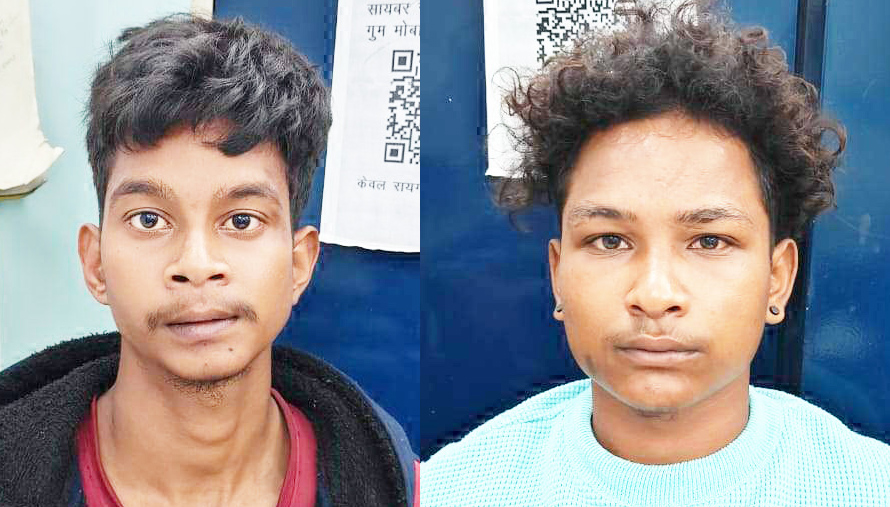 लूट के दो आरोपी गिरफ्तार 