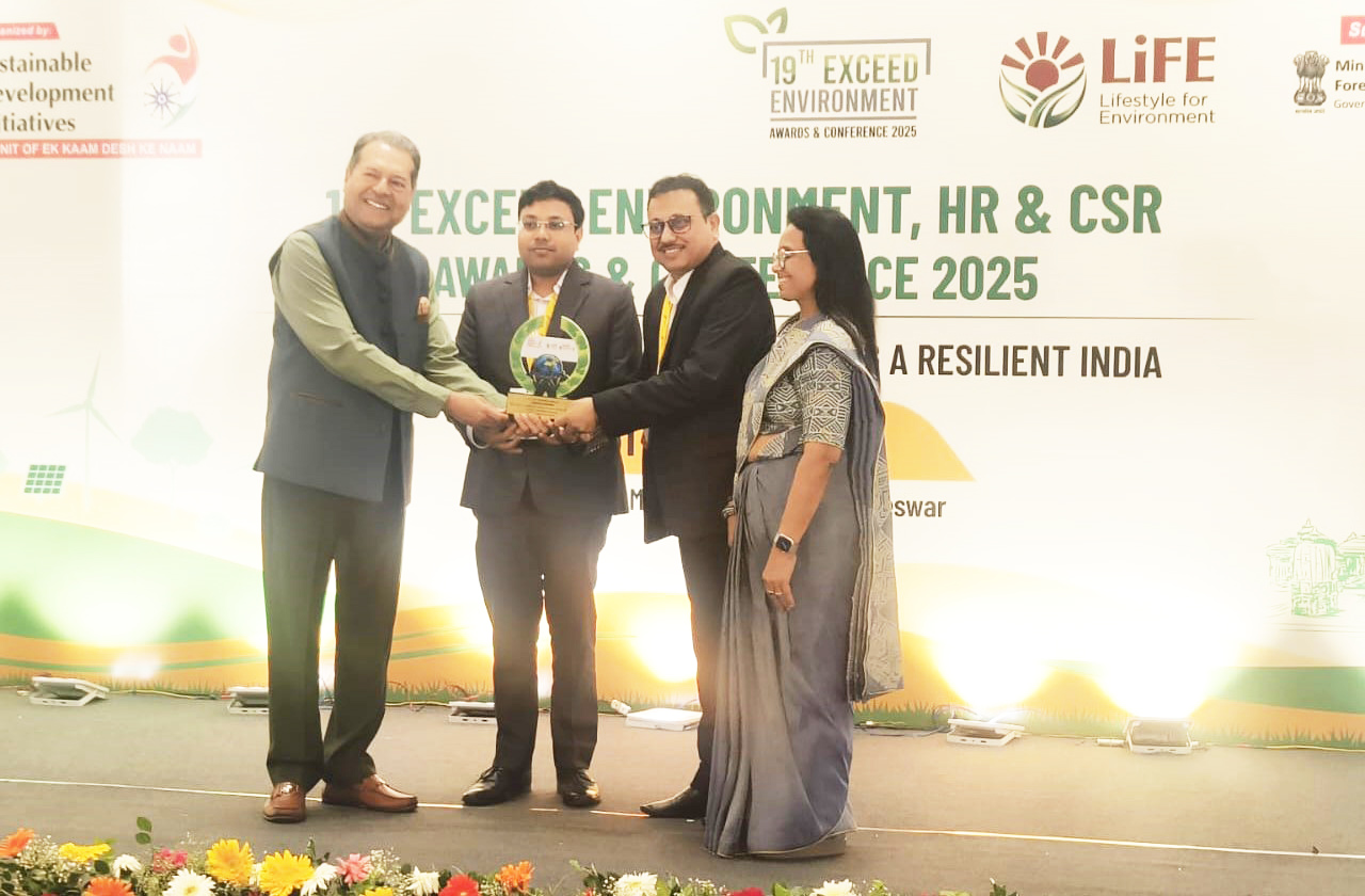 एनएमडीसी किरंदुल परियोजना  को मिला पर्यावरण पुरस्कार