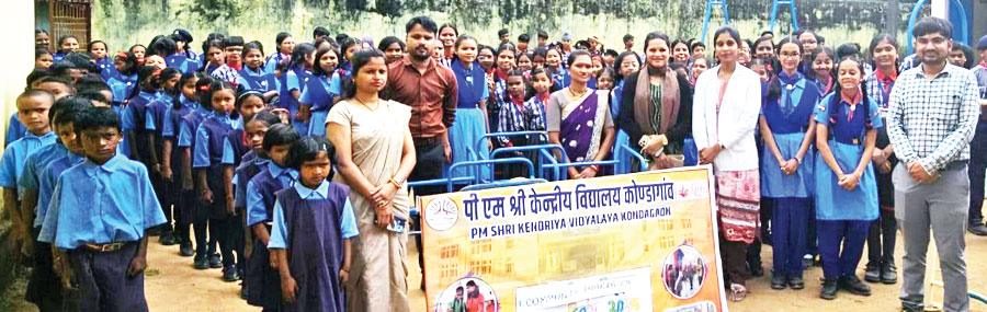 पीएम श्री केन्द्रीय विद्यालय में उत्साह से मना भारत स्काउट्स एंड गाइड्स स्थापना दिवस